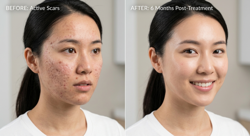 Post-Acne Scar Healing Post-Acne Scar Healing